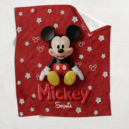 Magical Friends 2 - Personalized Mouse Blanket