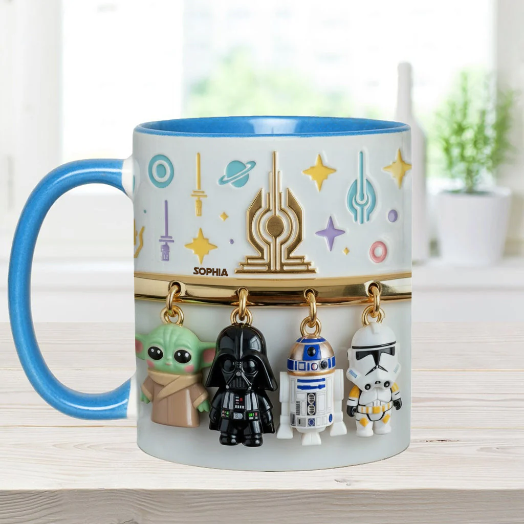 The Galaxy 2 - Personalized The Force Accent Mug