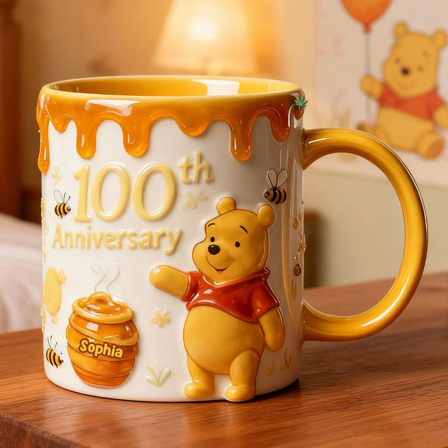Honey Bear 100th Anniversary - Personalized Accent Mug