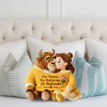 I'm Yours - Personalized Mouse Shaped Pillow