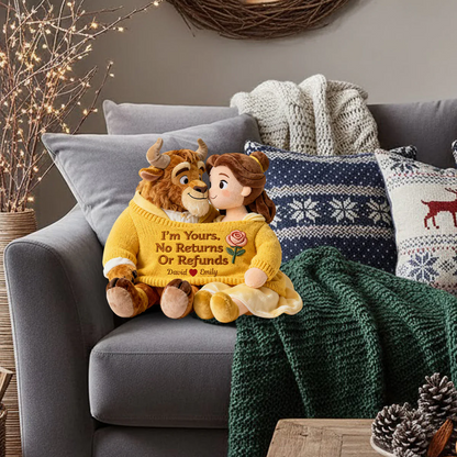 I'm Yours - Personalized Mouse Shaped Pillow