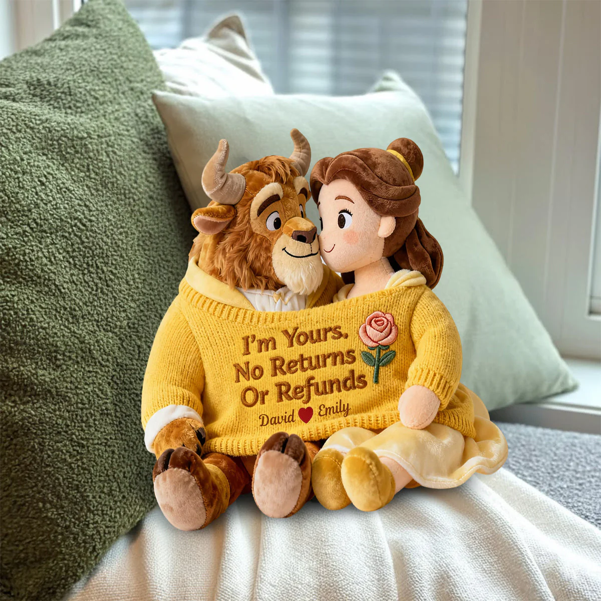 I'm Yours - Personalized Mouse Shaped Pillow