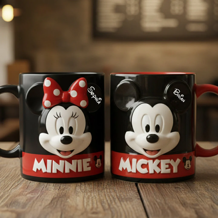 Big Ears Friend - Personalized Mouse Accent Mug
