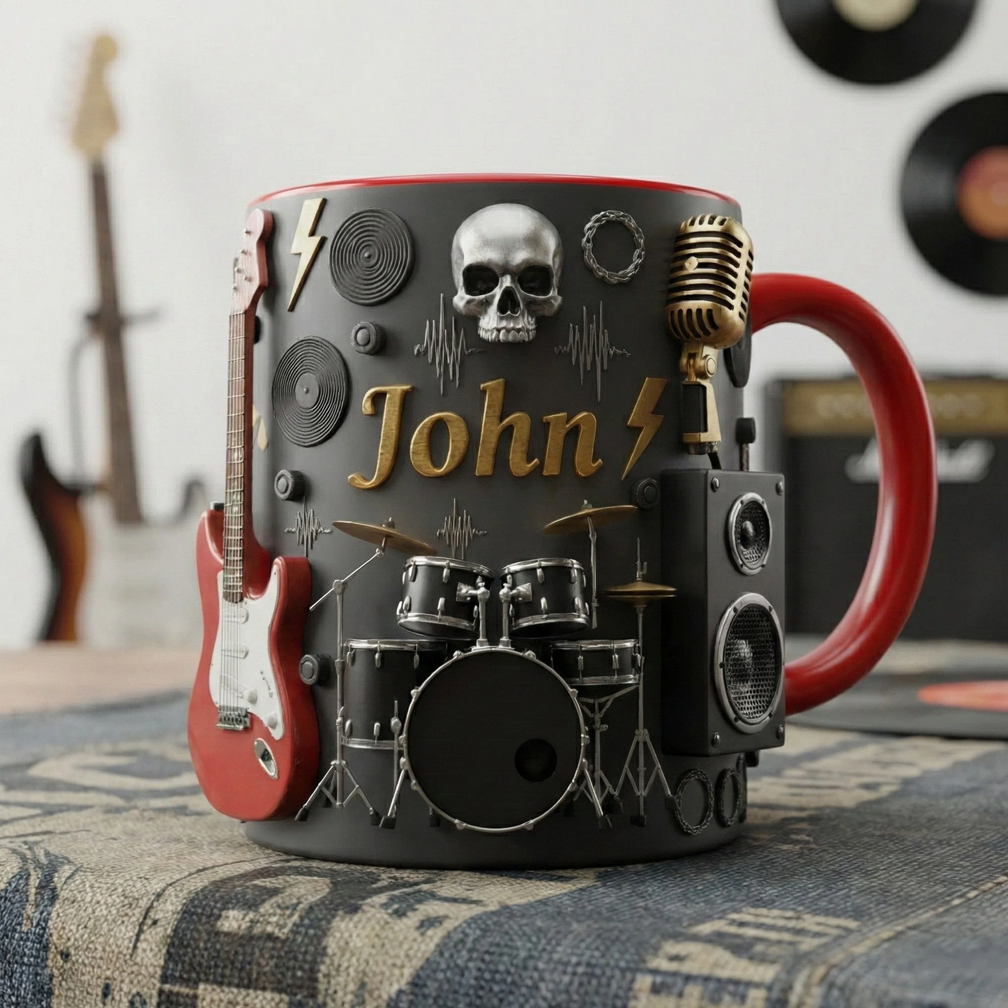 Rock Coffee Accent Mug - Personalized Gifts For Rock Lovers