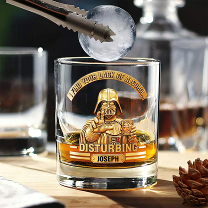 Cosmic Guardian Drinking Glass - Personalized Gifts For Him
