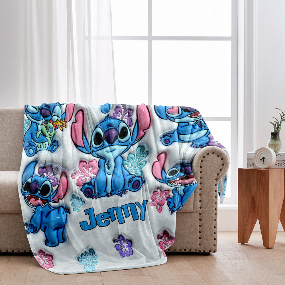 Ohana Means Family - Personalized Ohana Blanket