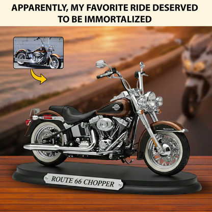 Custom Motorcycle, Trophy Moments Photo Style Acrylic Plaque