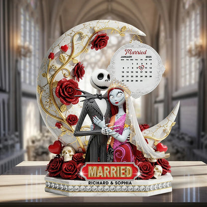 Married Couple Acrylic Plaque - Personalized Gifts For Couple