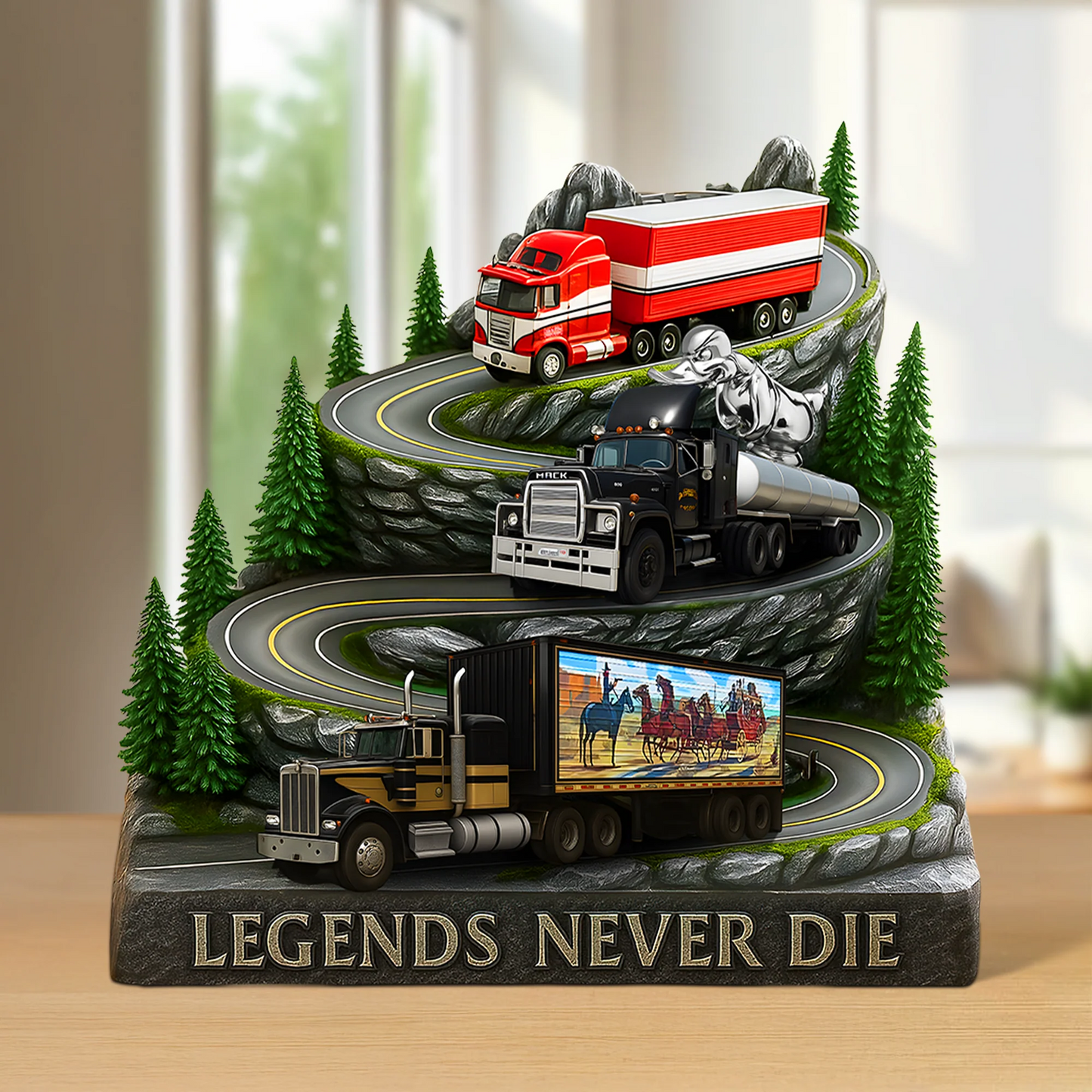 Classic Truck Movie Acrylic Plaque - Personalized Gifts For Trucker