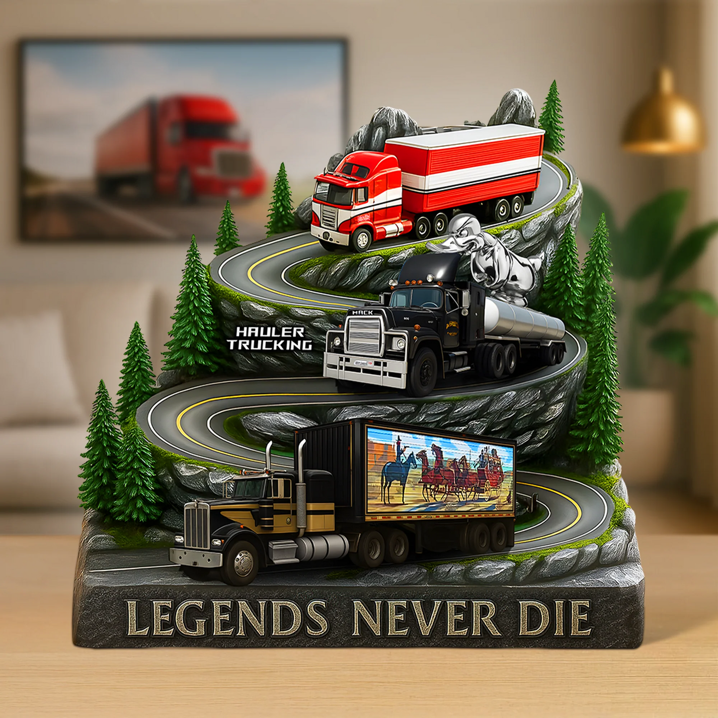 Classic Truck Movie Acrylic Plaque - Personalized Gifts For Trucker