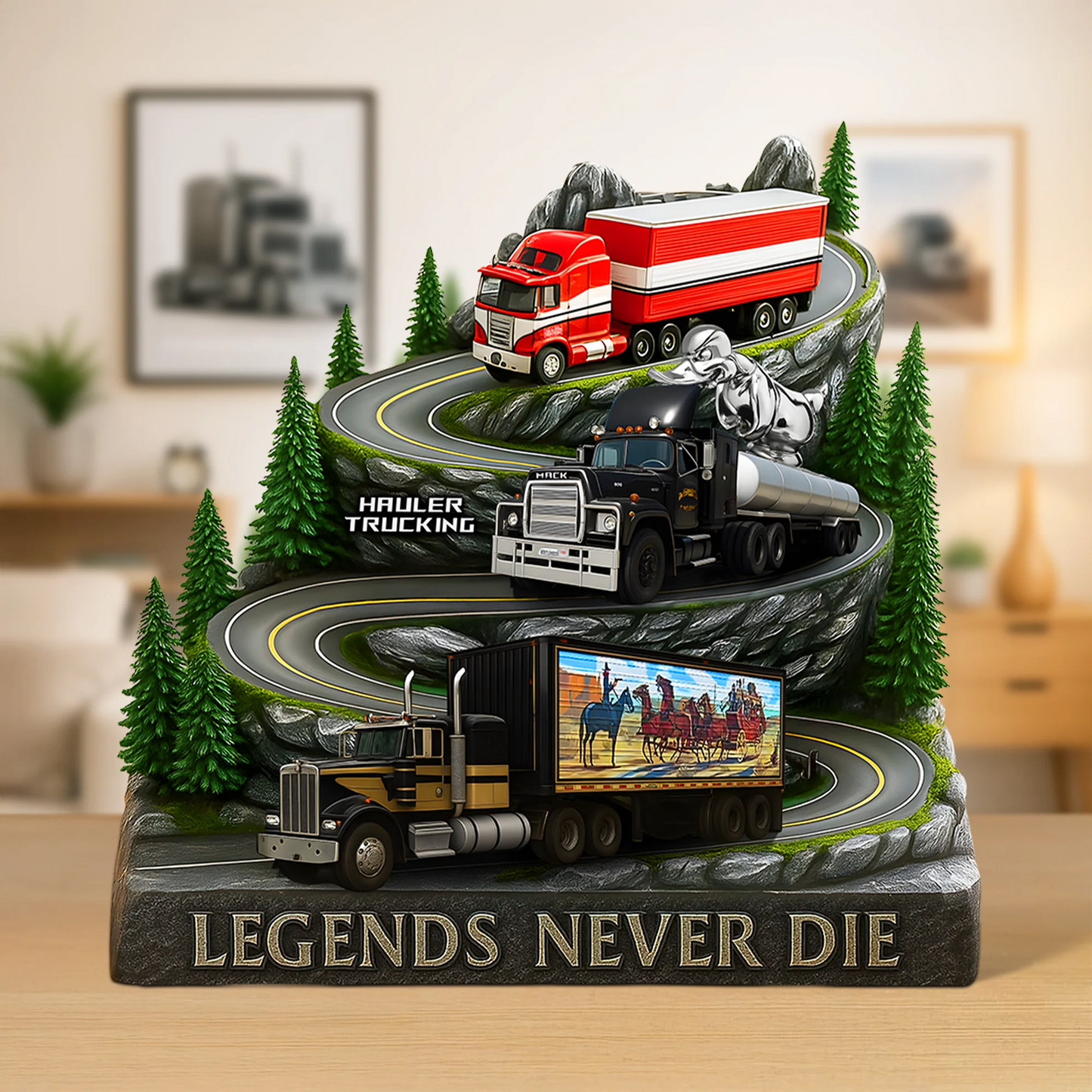 Classic Truck Movie Acrylic Plaque - Personalized Gifts For Trucker
