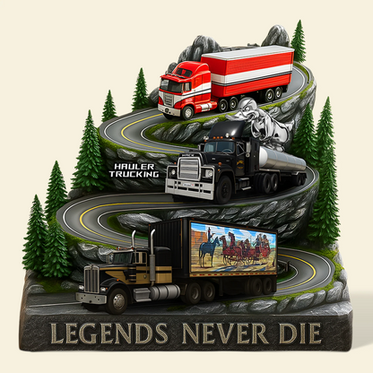 Classic Truck Movie Acrylic Plaque - Personalized Gifts For Trucker