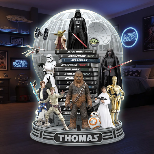 Epic Adventure - Personalized The Force Custom Shaped Acrylic Plaque