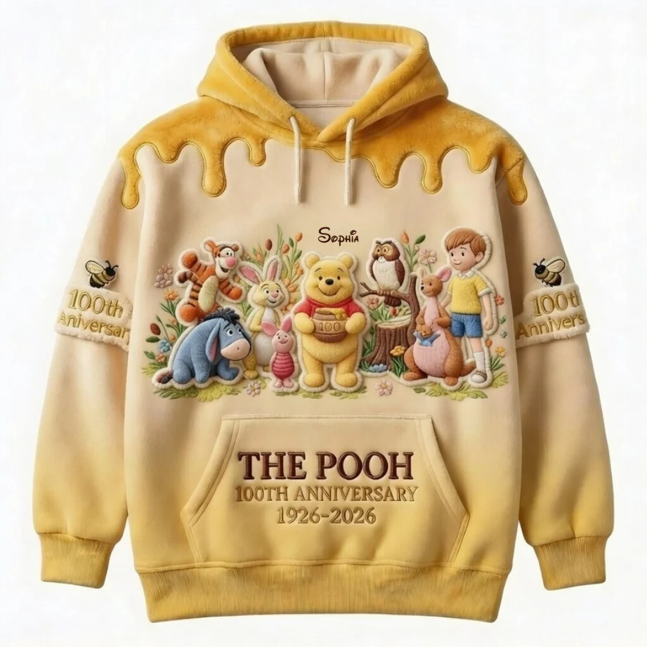 Honey Bear Celebrate Our 100th Anniversary 2 - Personalized All Over Shirt