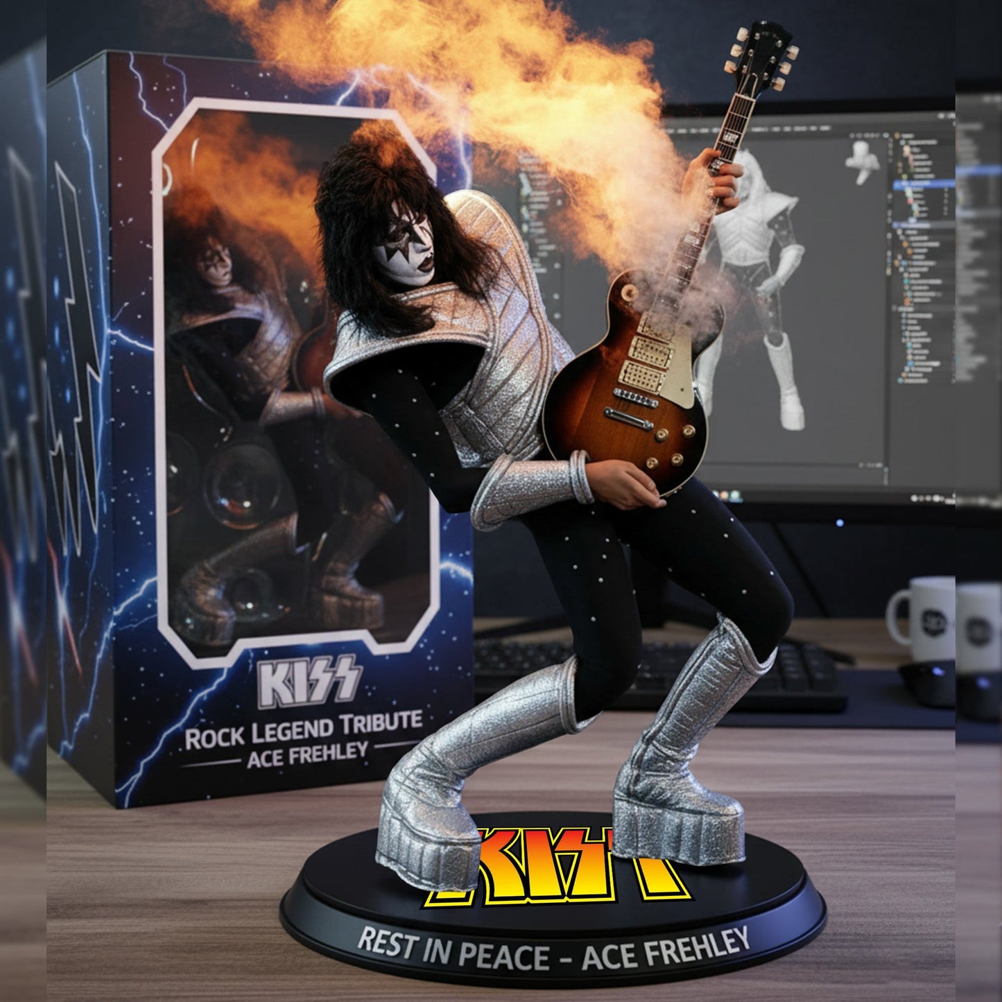 Rock Legend Tribute - Trending Custom Shaped Acrylic Plaque