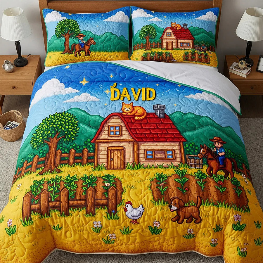 Personalized Gifts For Game Lovers Quilt Bedding Set Special Line