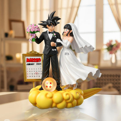 Couple Wedding Day Acrylic Plaque - Personalized Gifts For Couple