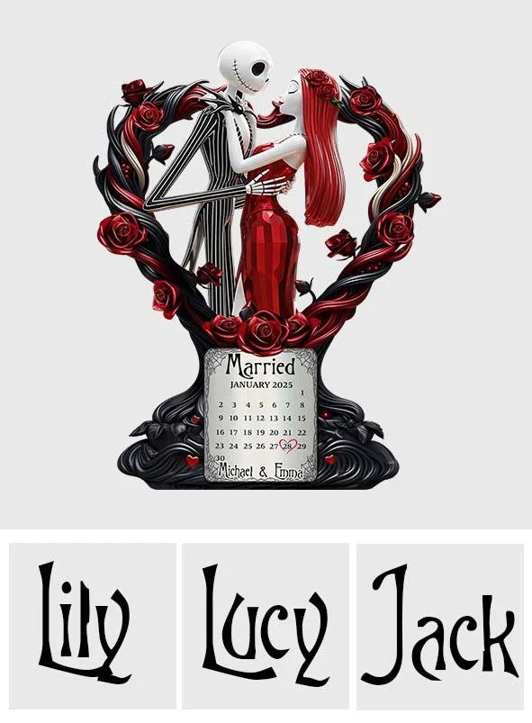 We're Simply Meant To Be - Personalized Nightmare Custom Shaped Acrylic Plaque