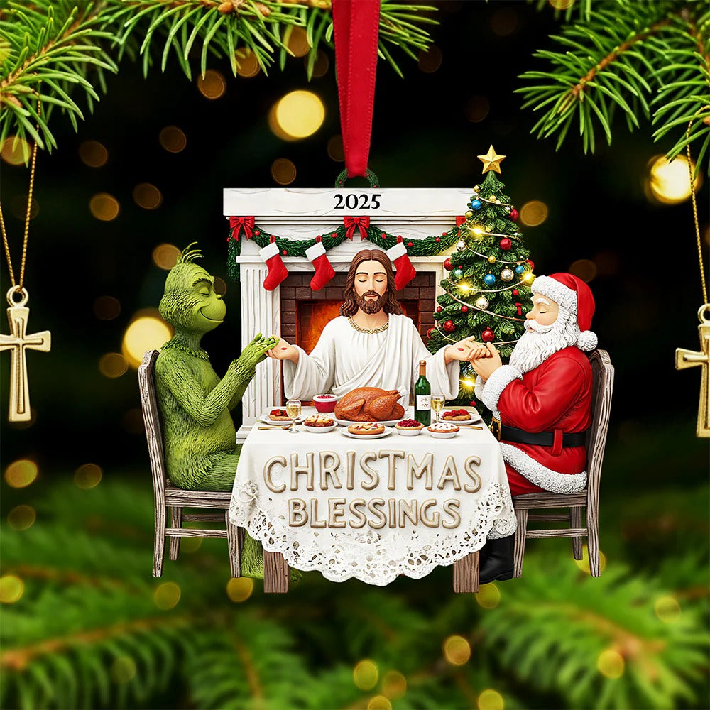 Personalized Gifts For Christians Christmas Ornament