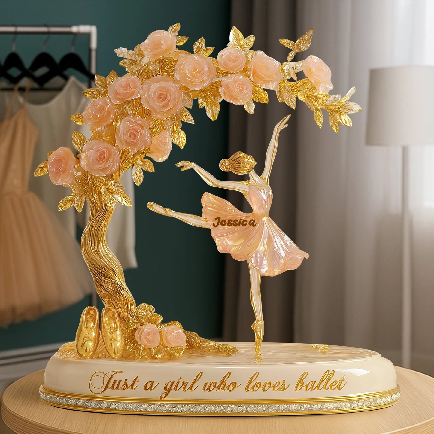 Dreamy Ballet Girl Acrylic Plaque - Personalized Gifts For Ballerina
