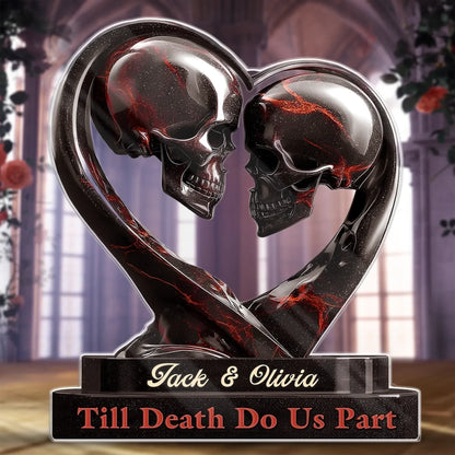 Till Death Do Us Part - Personalized Anniversary Wedding Gifts For Husband And Wife, Couples