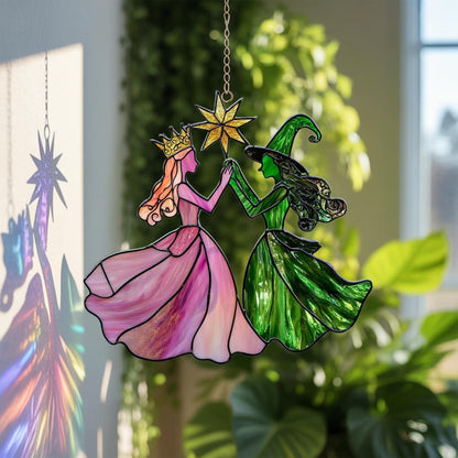 Magical Sisters – Style Fairy Duo Suncatcher Decor