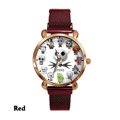 Spooky Pumpkin King - Personalized Nightmare Women Hand Watch