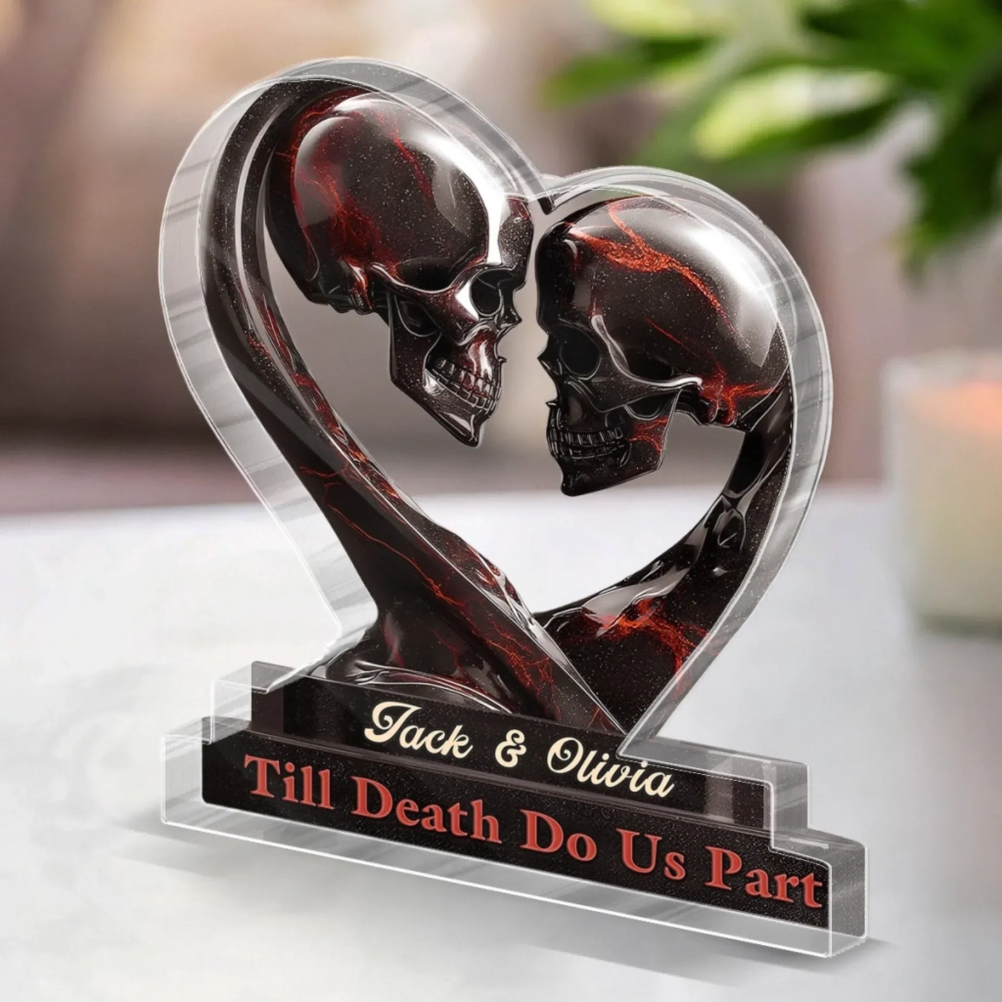Till Death Do Us Part - Personalized Anniversary Wedding Gifts For Husband And Wife, Couples