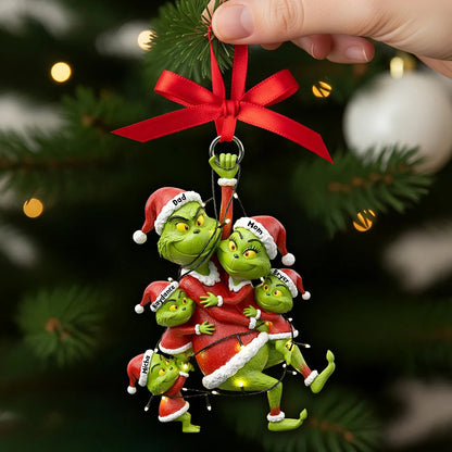 Fun Mischievous Christmas Ornament Personalized Gifts For Family