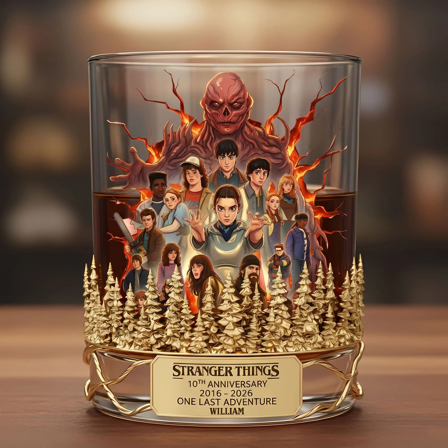 Last Adventure Anniversary Whiskey Glass - Personalized Gift For Anniversary Glass