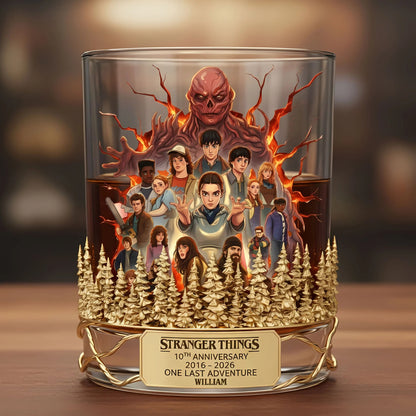 Last Adventure Anniversary Whiskey Glass - Personalized Gift For Anniversary Glass
