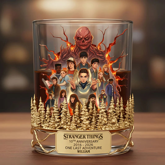 Last Adventure Anniversary Whiskey Glass - Personalized Gift For Anniversary Glass