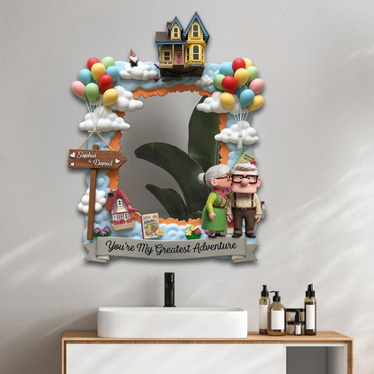 Old Couple Mirror - Personalized Gifts For Couple