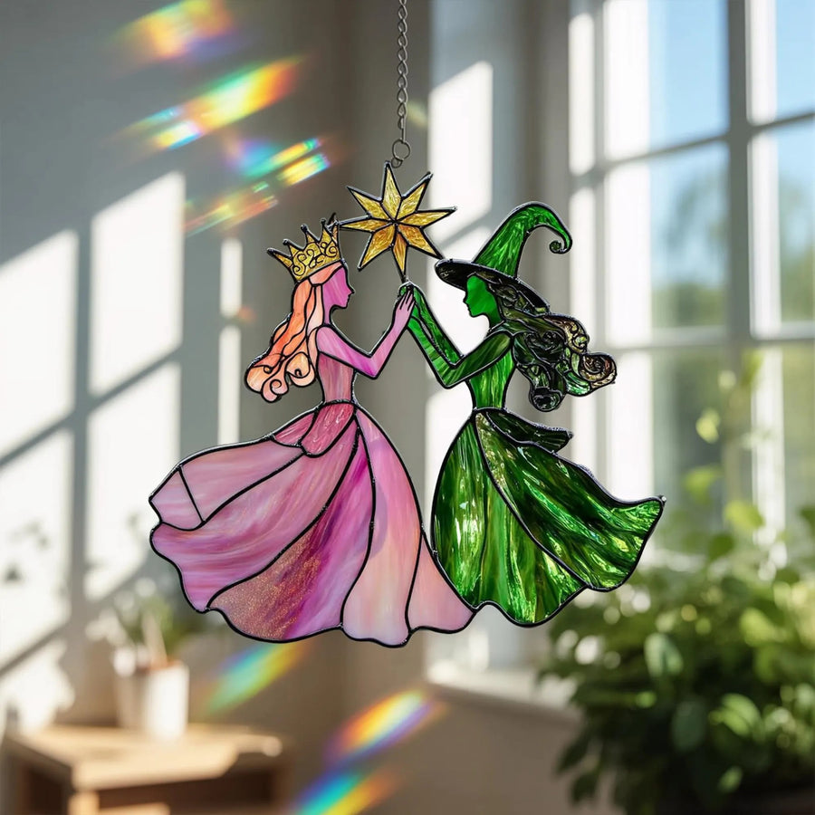 Magical Sisters – Style Fairy Duo Suncatcher Decor