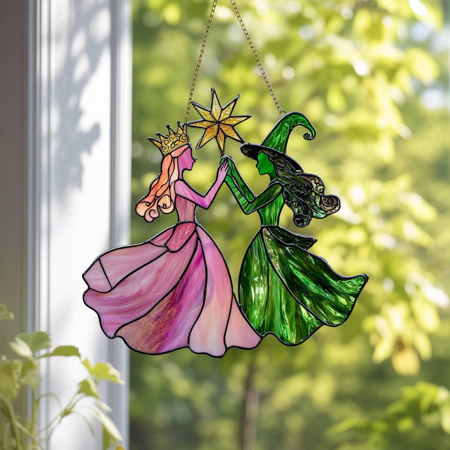 Magical Sisters – Style Fairy Duo Suncatcher Decor