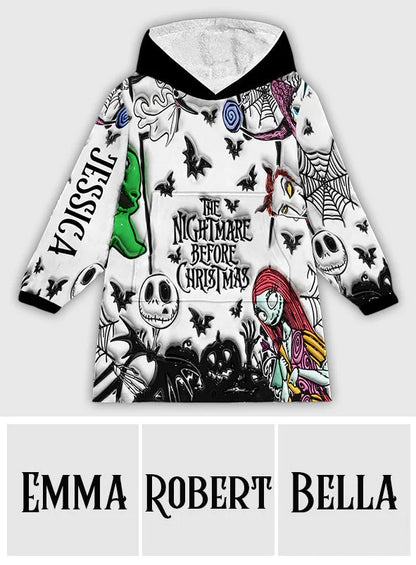 Nightmare - Personalized Nightmare Blanket Hoodie