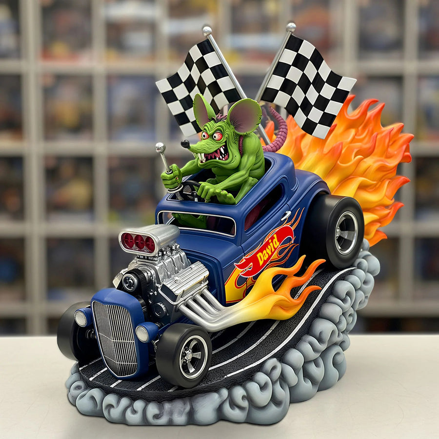 Personalized Gift For Hot Rod Lovers Acrylic Plaque, Hot Rod Racing