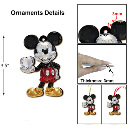 Magical Time - Personalized Mouse Folded Advent Calendar With Ornaments