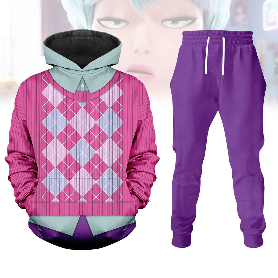 Kpop Demon Hunters Saja Hoodie Sweatpants,Saja Costume Halloween Gift Kpop Lovers Outfit