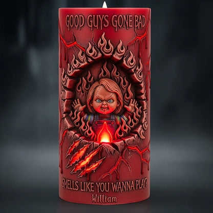 Branding From Classic Slashers LED Candle - Personalized Gifts For Horror Fans