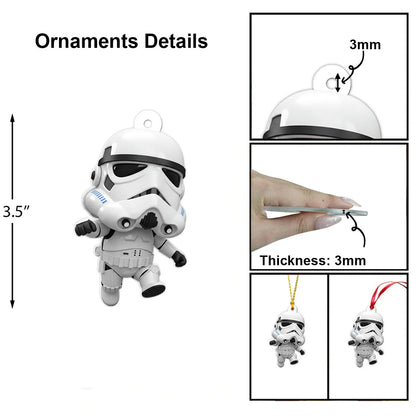 The Force Be With You - Personalized The Force Folded Advent Calendar With Ornaments