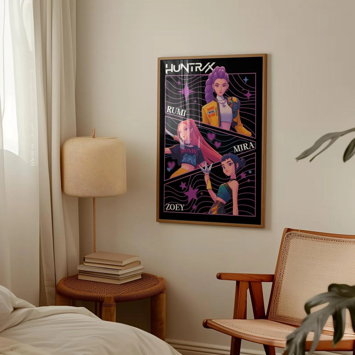 Kpop Hunters Poster, Fan Art, Wall Art and Decor