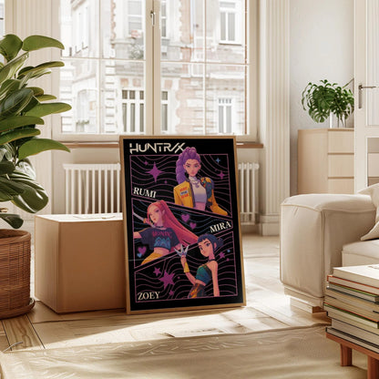 Kpop Hunters Poster, Fan Art, Wall Art and Decor