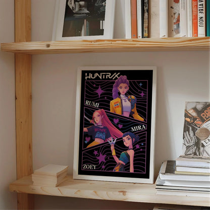 Kpop Hunters Poster, Fan Art, Wall Art and Decor