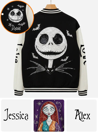 Till Death Do Us Part - Personalized Nightmare Varsity Jacket