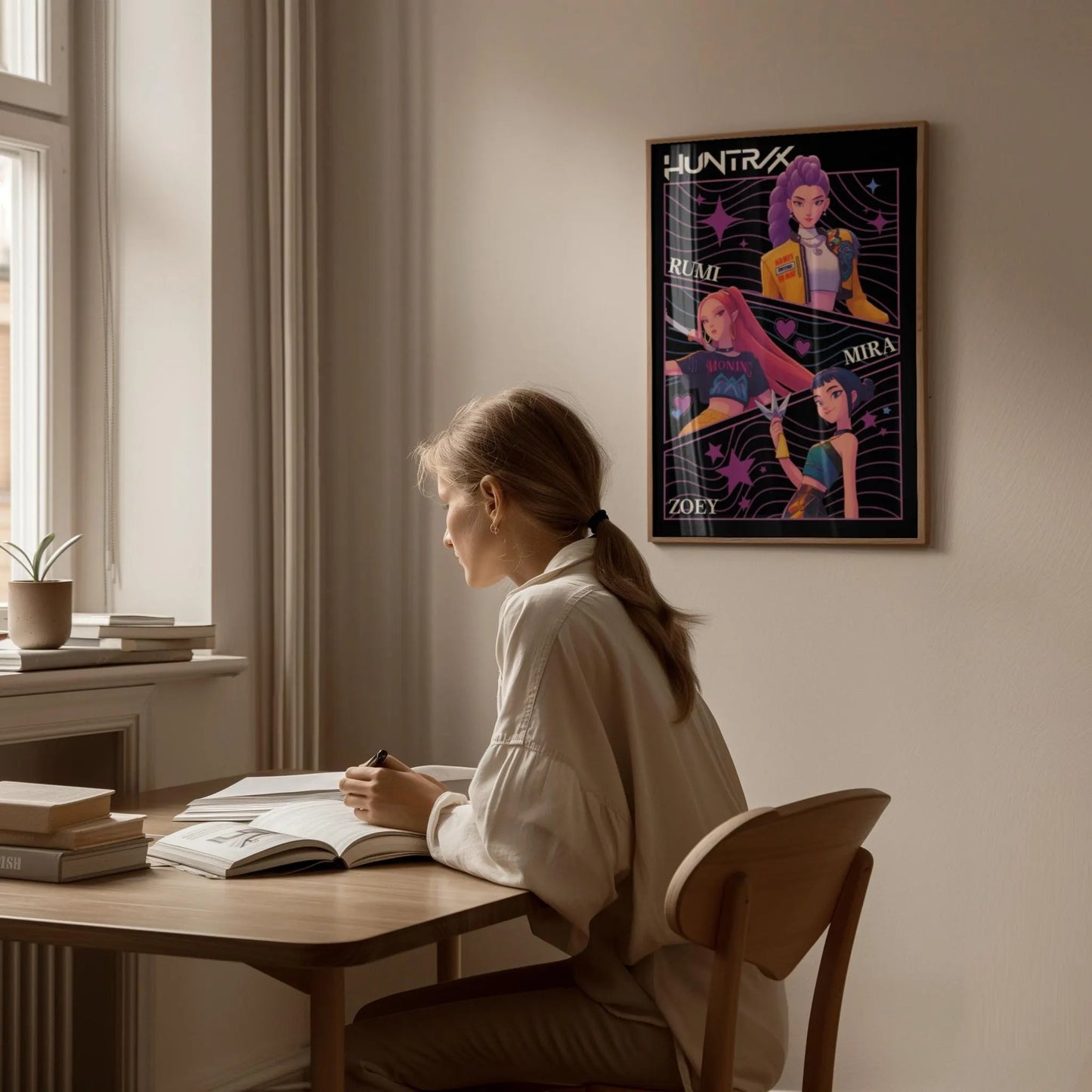 Kpop Hunters Poster, Fan Art, Wall Art and Decor