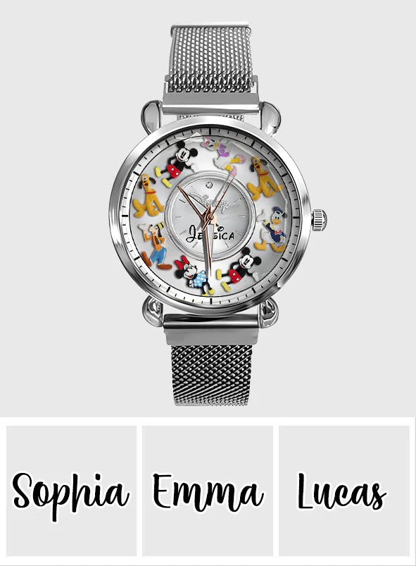 Magical Friends - Personalized Mouse Women Hand Watch