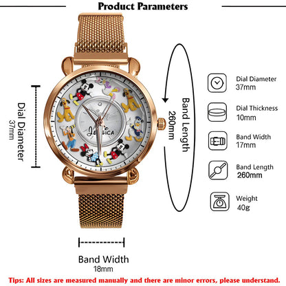 Magical Friends - Personalized Mouse Women Hand Watch