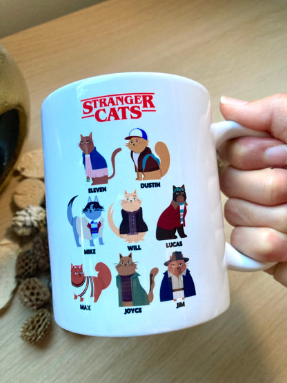 Mystery Cats Crew – Personalized Funny Adventure Parody Accent Mug