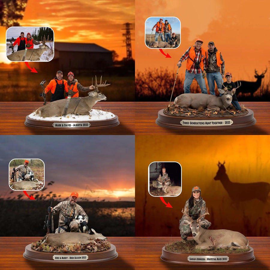 Custom Hunting, Trophy Moments Photo Style Acrylic Plaque